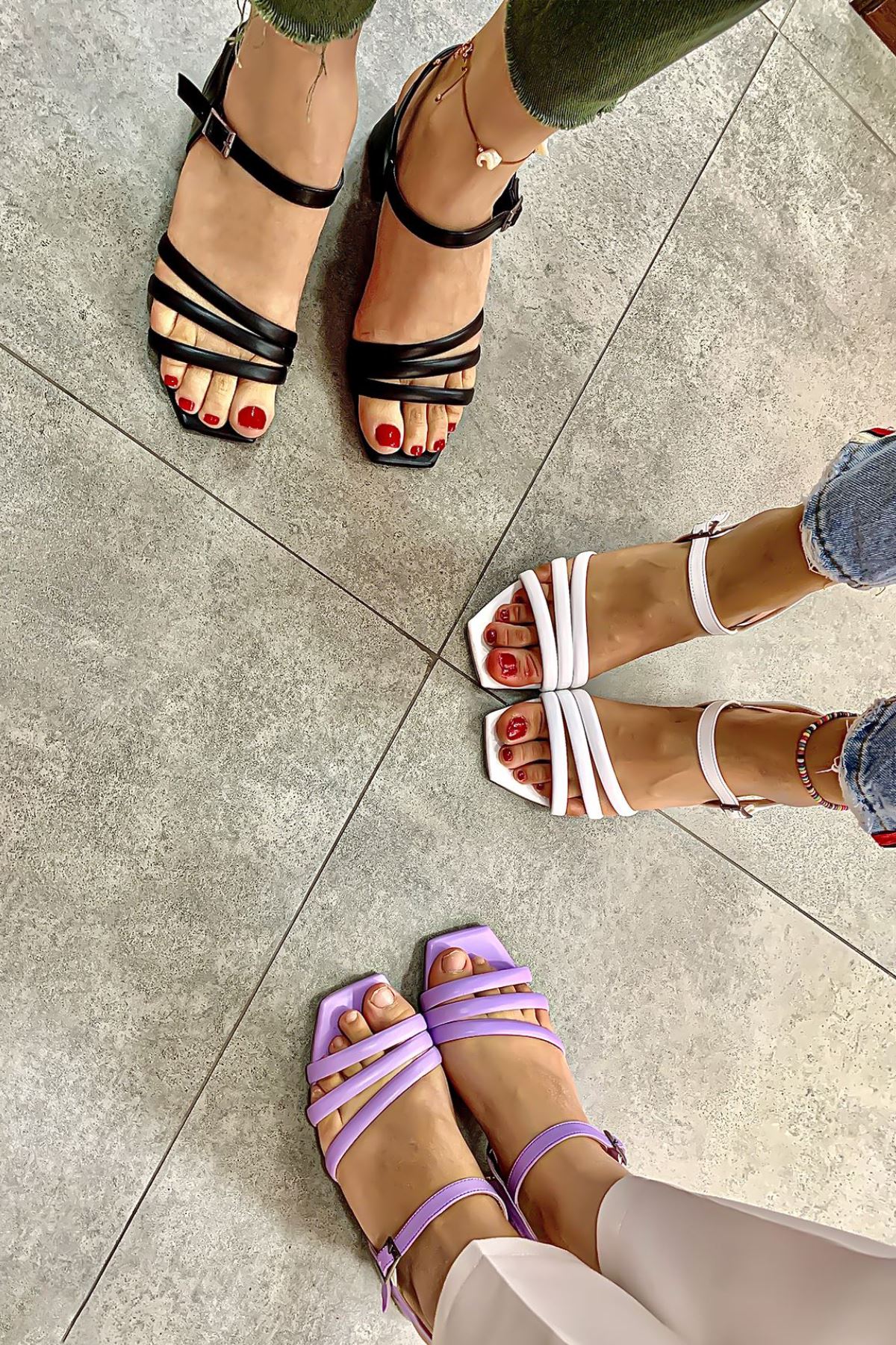 Kadın Biyeli Klasik Topuklu Ayakkabı-siyah