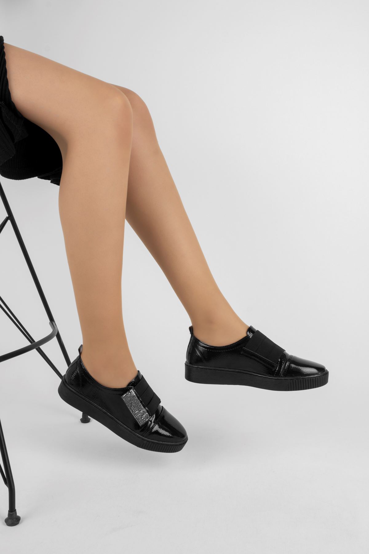 Annabel Kadın Günlük Ayakkabı Bantlı-siyah