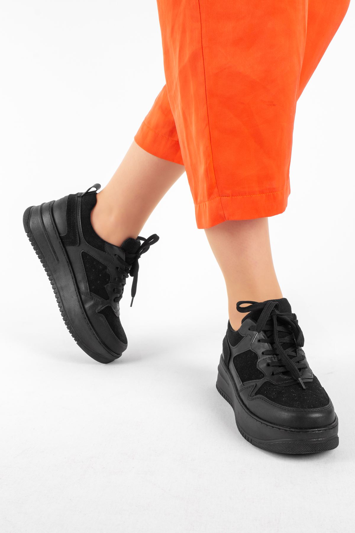 Orange Kadın Spor Ayakkabı-siyah