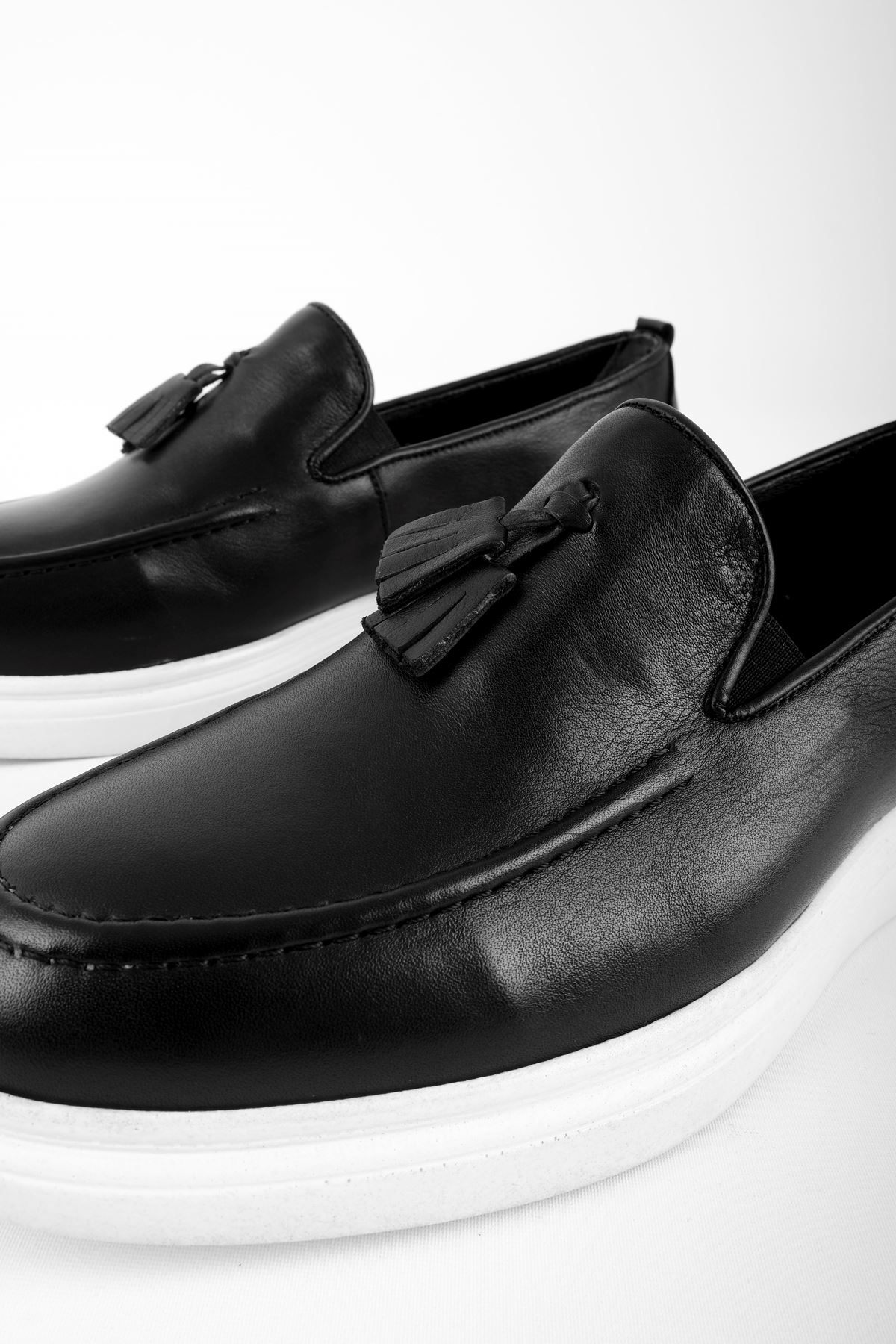 Jewel Hakiki Deri Erkek Ayakkabı-siyah