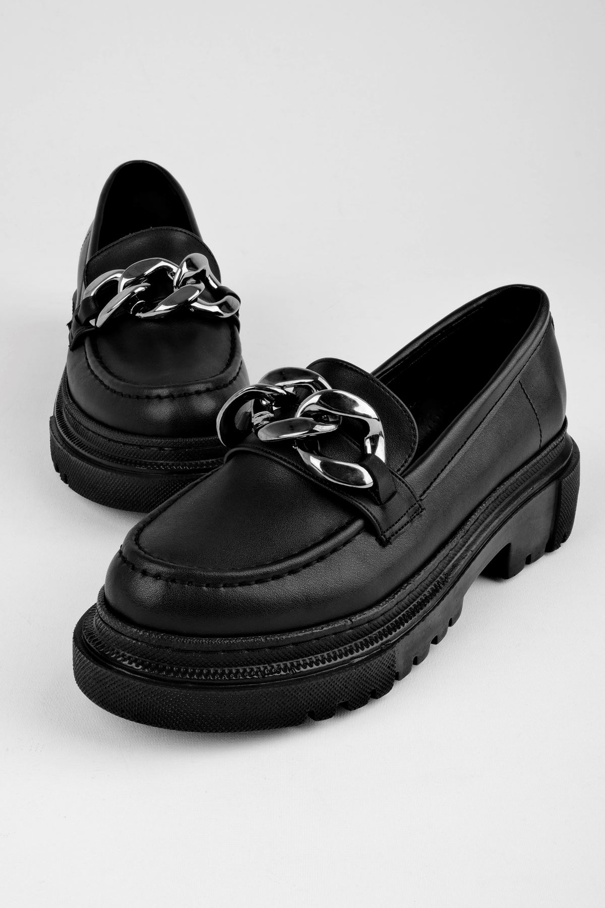 Zetta Kadın Oxford Günlük Ayakkabı-siyah