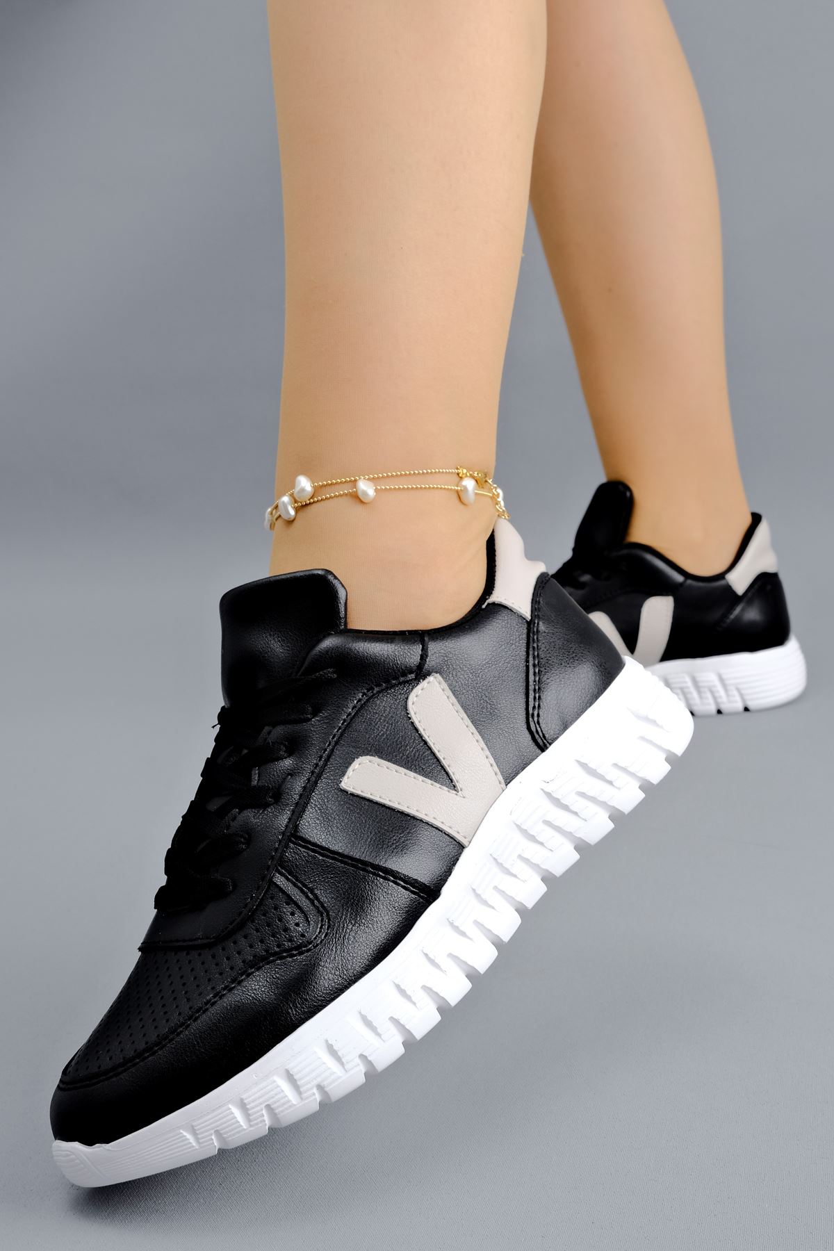 Freya Kadın Spor Ayakkabı-siyah