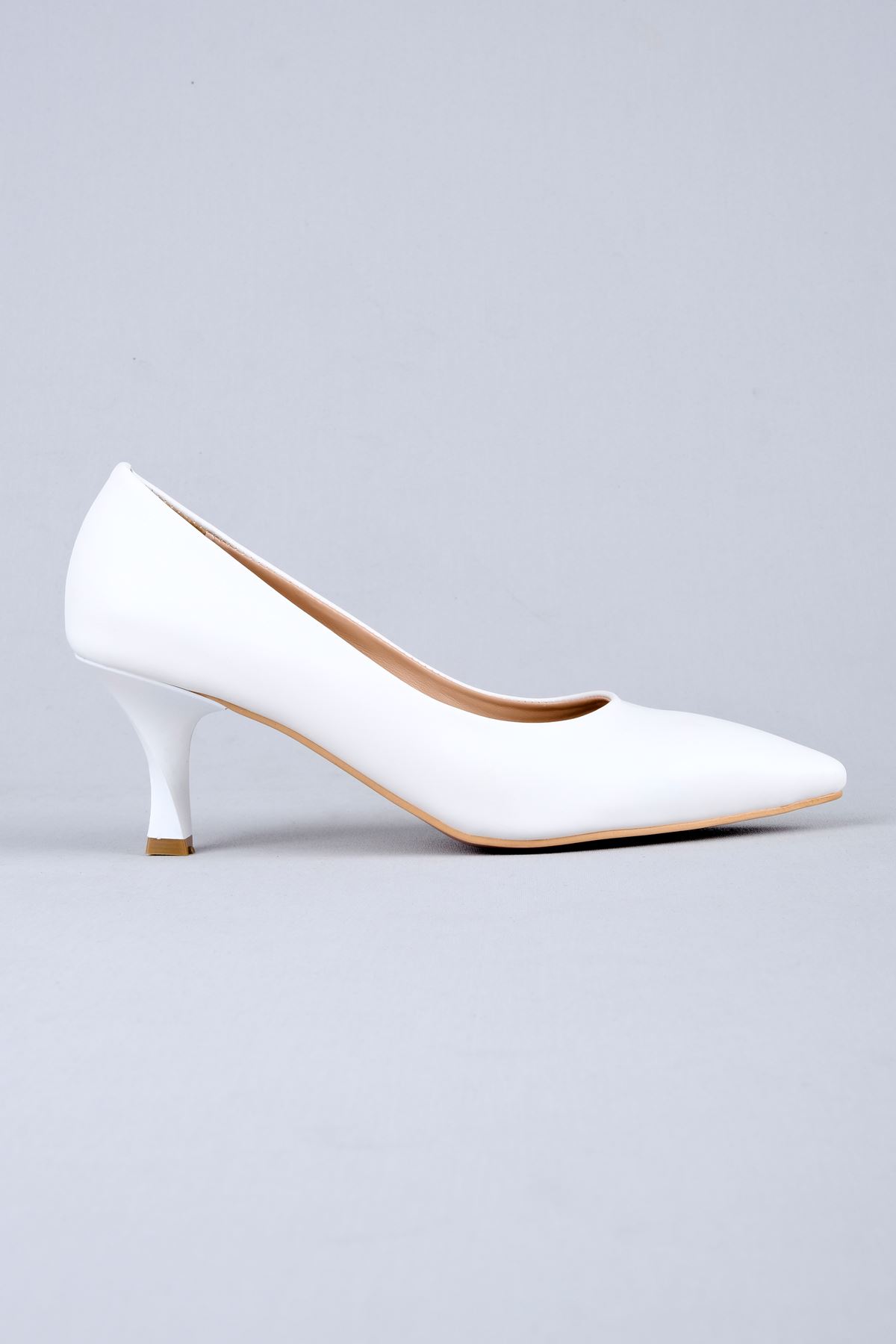 Norma Kadın Topuklu Ayakkabı-beyaz