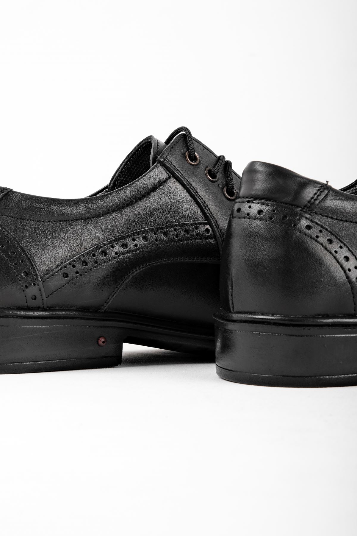 Vitela Erkek Hakiki Deri Ayakkabı Klasik-siyah