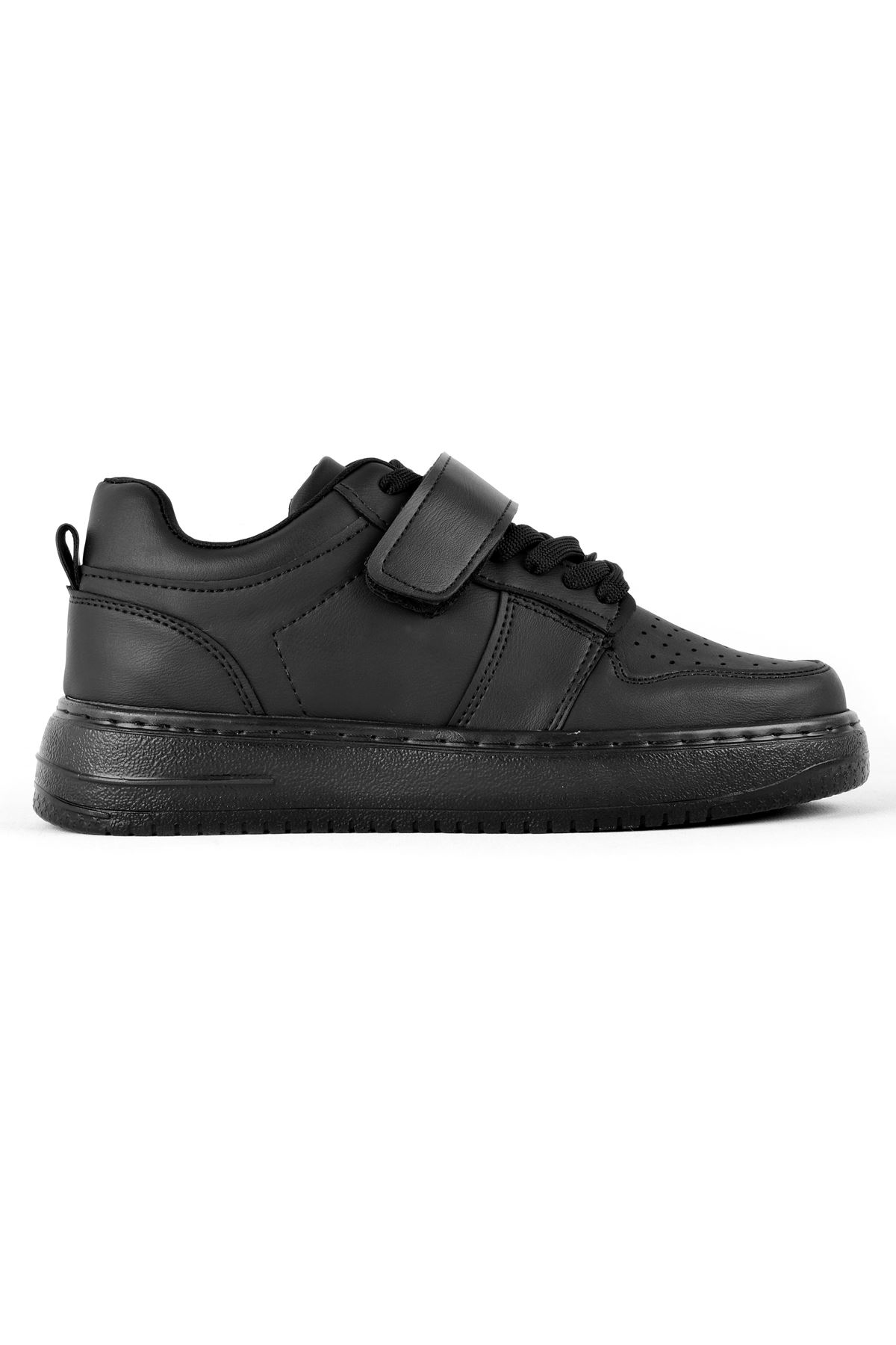 Crocus Kadın Spor Ayakkabı Bant Detaylı-siyah