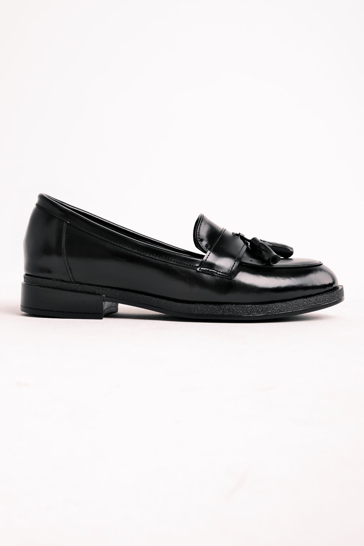 Quaste Kadın Günlük Ayakkabı Oxford-siyah