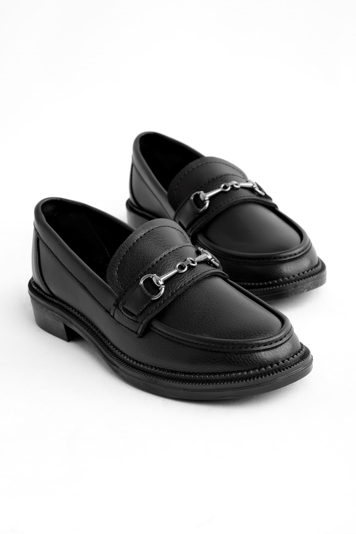 Aniston Kadın Günlük Ayakkabı Metal Detay-siyah