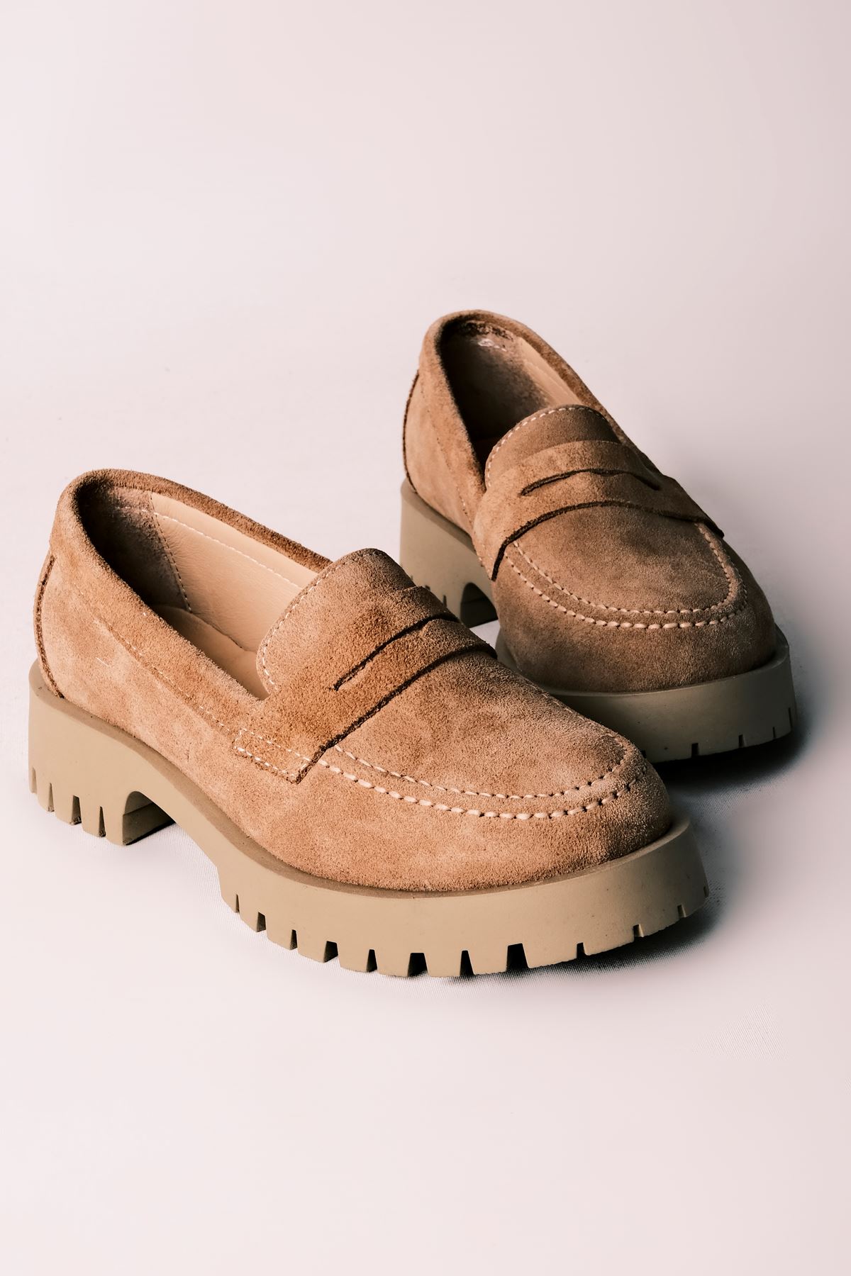Deva Kadın Hakiki Deri Oxford Ayakkabı Düz Model-S.VİZYON