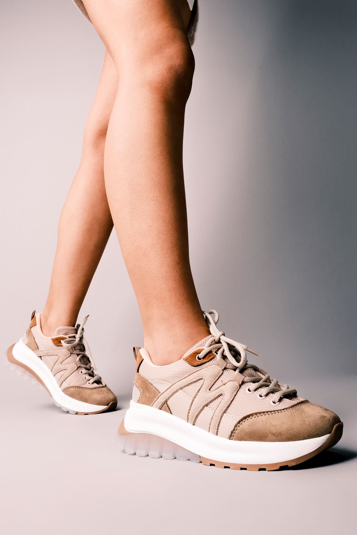 Alison Kadın Şerit Detaylı Spo Ayakkabı-VİZYON