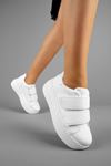 Alvin Kadın Spor Ayakkabı 2 Bantlı-beyaz