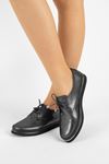Neel Kadın Günlük Ayakkabı Parlak Şerit Detaylı-ANTRASİT