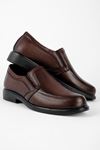 Jadira Hakiki Deri Erkek Ayakkabı Klasik-Kahverengi