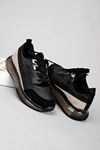 Soleil Kadın Topuğu Şeffaf Detaylı Spor Ayakkabı-siyah