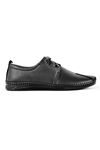 Maddox Erkek Hakiki Deri Bağcıklı Dikiş Detaylı Klasik Ayakkabı-siyah