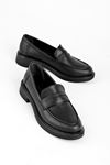 Badra Kadın Oxford Ayakkabı-siyah